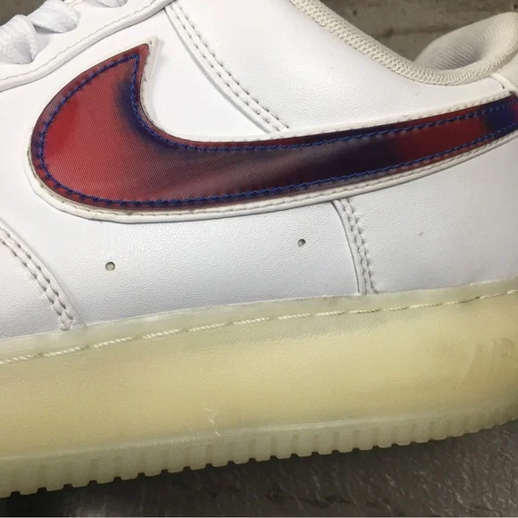 Nike Air Force 1 Low De Lo Mio One Sneakers Shoes Mens 12 Lows BQ8448-100 Forces - Picture 9 of 15